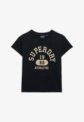 Superdry & Co ATHLETIC GRAPHIC - Print T-shirt - eclipse navy