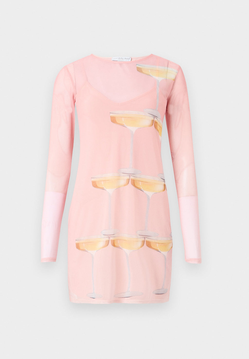 Never Fully Dressed CHAMPAGNE MINI DRESS