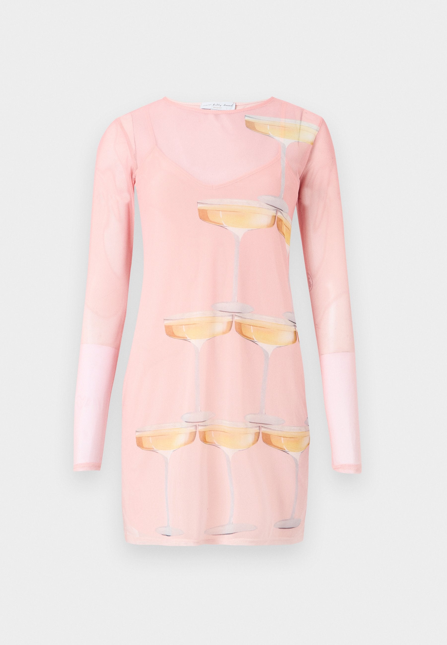 Never Fully Dressed CHAMPAGNE MINI DRESS