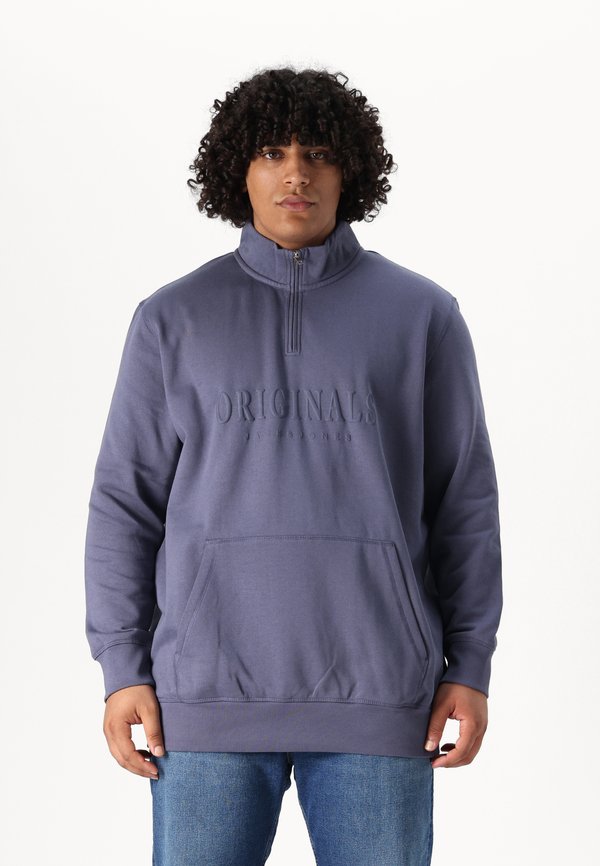 Jack & Jones JORFREDERIKSBERG PLUS SWEAT - Sweatshirt - nightshadow blue