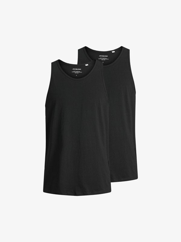 Jack & Jones JACBASIC TANKTOP 2 PACK - Undershirt - black
