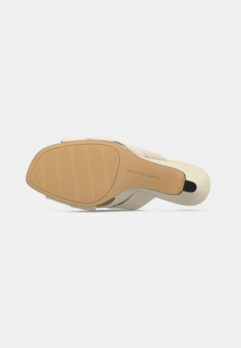 Tommy Hilfiger LEATHER CROSSOVER STRAP HEELED MULES