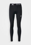 adidas Performance TECHFIT COMPRESSION 3-STRIPES LONG - Leggings - black
