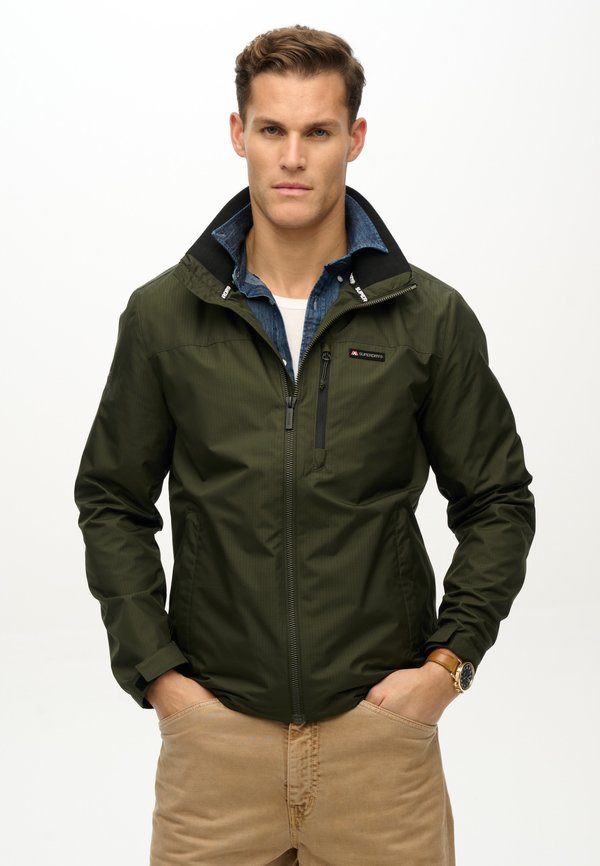 Superdry & Co NON HOOD LOGO - Summer jacket - surplus goods olive green