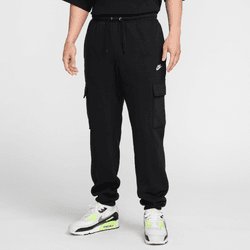 Nike Sportswear CLUB - Cargo trousers - black black white