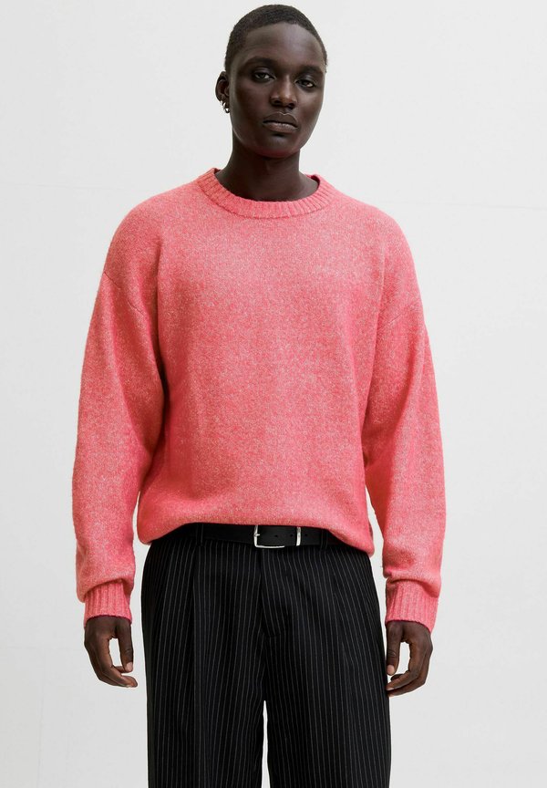 Jack & Jones JJESOHO OLLIE CREW NECK - Jumper - fuchsia rose