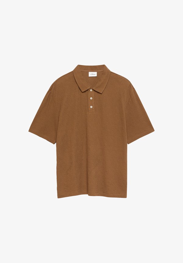 s.Oliver POLO-SHIRT - Polo shirt - dunkelbraun