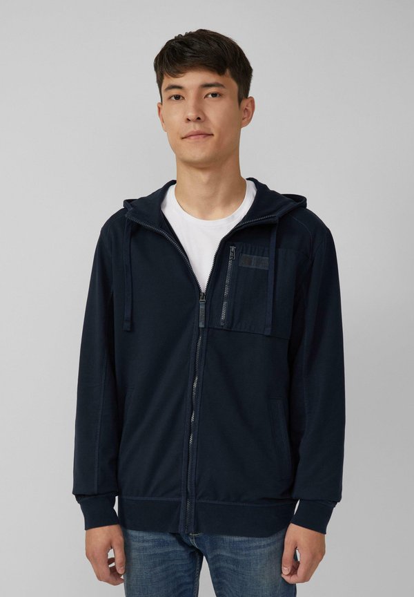 s.Oliver Zip-up sweatshirt - navy