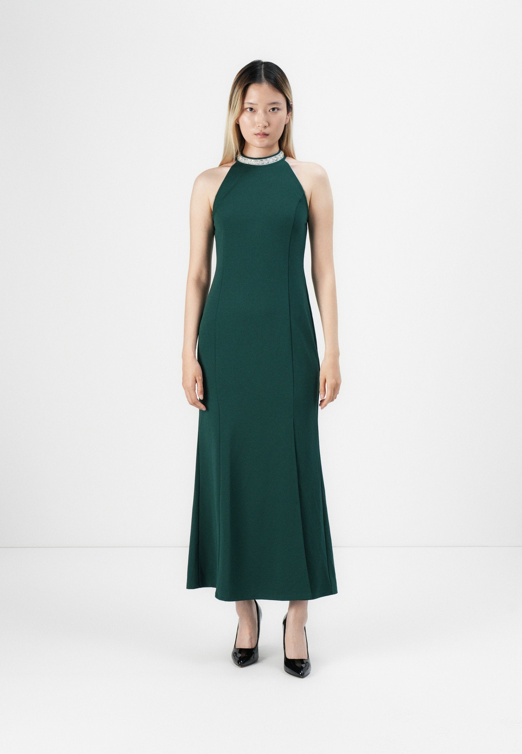 VILA VIVARA HALTER NECK DRESS