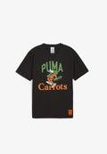 Puma CARROTS GRAPHIC - Print T-shirt - black