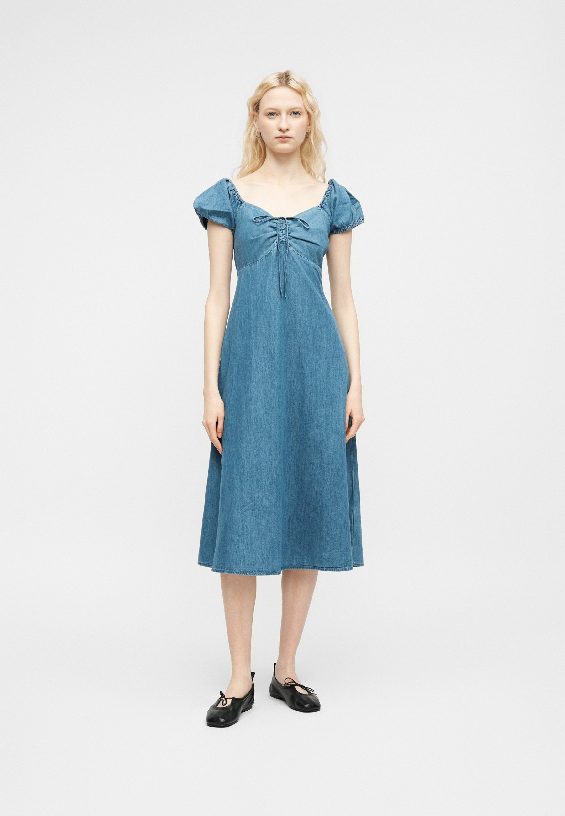 GAP TIE PUFF MAXI