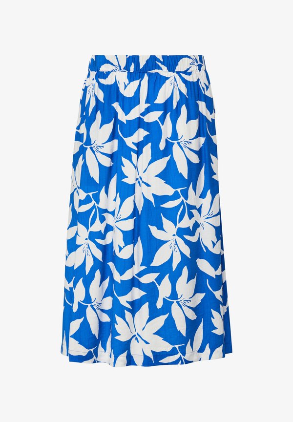 s.Oliver ROCK - A-line skirt - royalblau