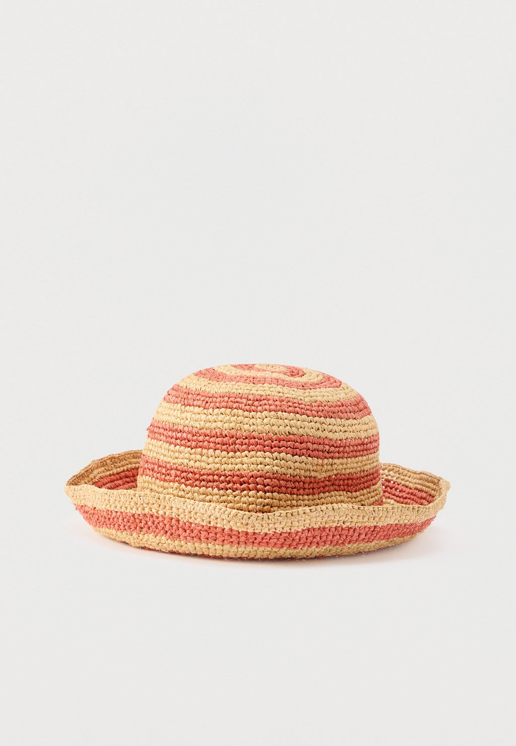 STRIPE RAFFIA BUCKET HAT Media 2