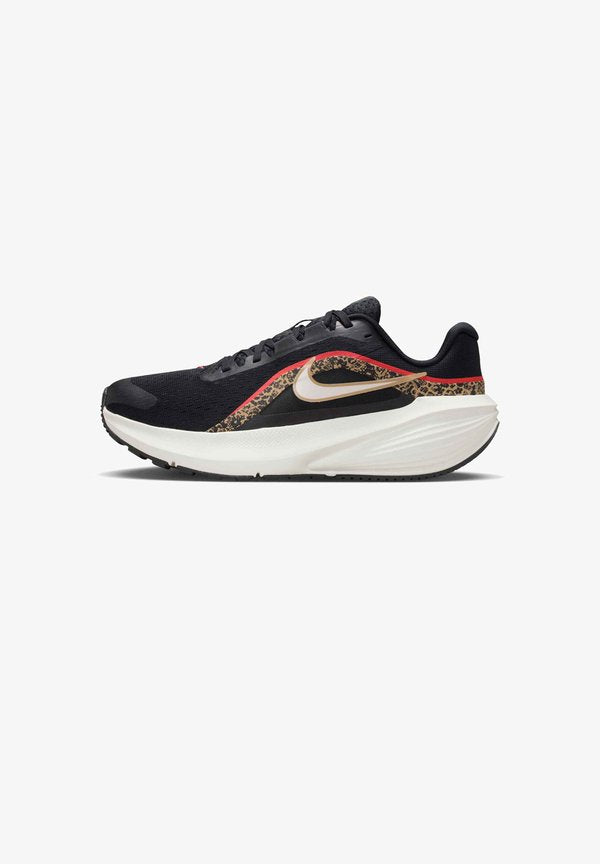Nike Performance NIKE PERFORMANCE WOMEN'S ROAD RUNNING SHOES DOWNSHIFTER 14 - Road running shoes - black british khaki fusion red sail