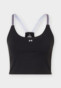 Under Armour MOTION SPORT TAPE TANK - Top - ultimate black/castlerock/white
