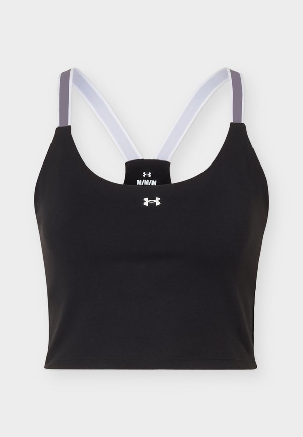Under Armour MOTION SPORT TAPE TANK - Top - ultimate black/castlerock/white