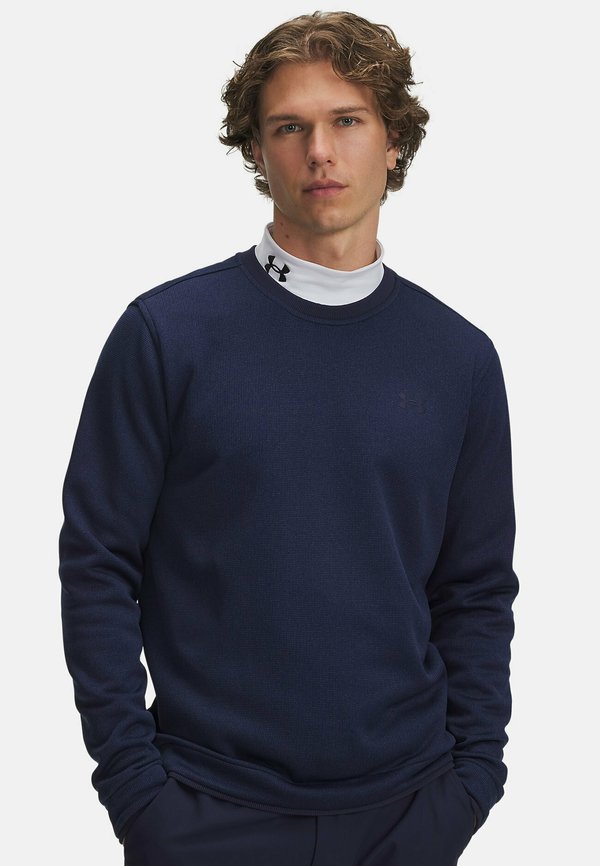 Under Armour SWEATERFLEECE - Long sleeved top - midnight navy