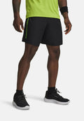 Under Armour TECH WOVEN WORDMARK - Sports shorts - black