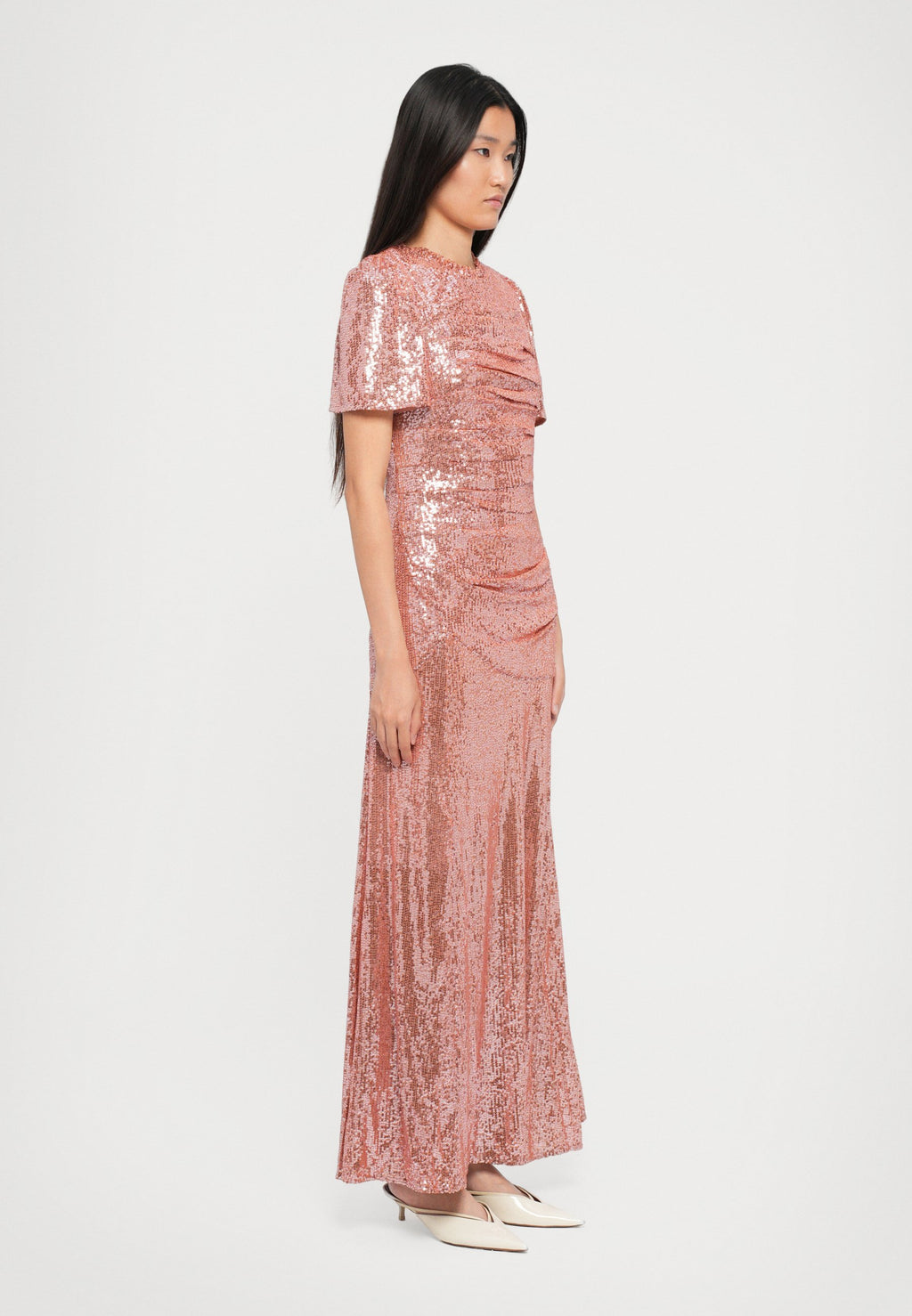 Needle & Thread VALENTINA ROUND NECK GOWN