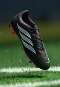 adidas Performance PREDATOR - Firm-ground football boots - core black/footwear white/lucid red
