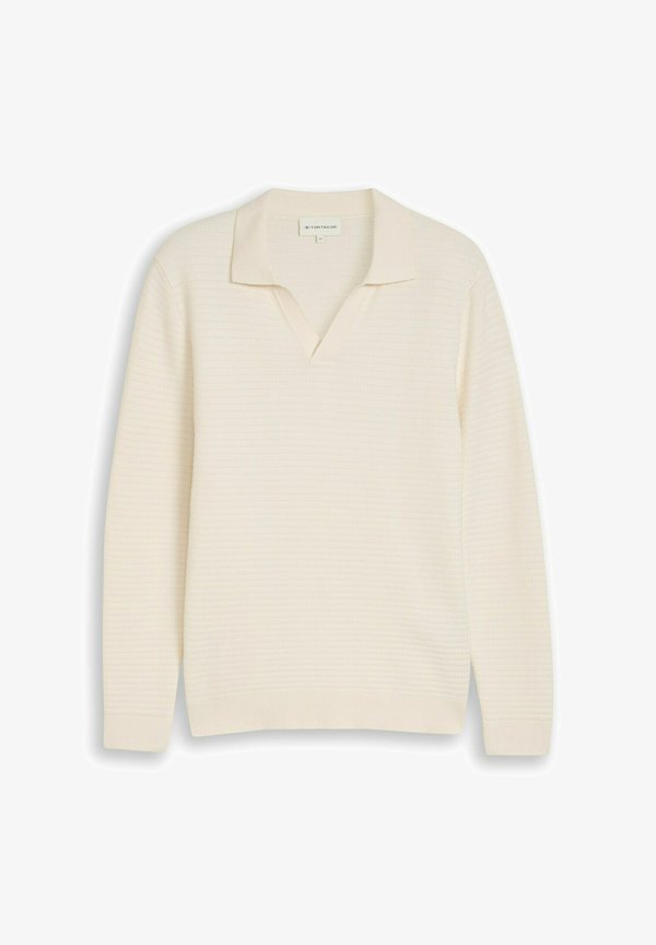 TOM TAILOR PULLOVER - Jumper - gardenia white
