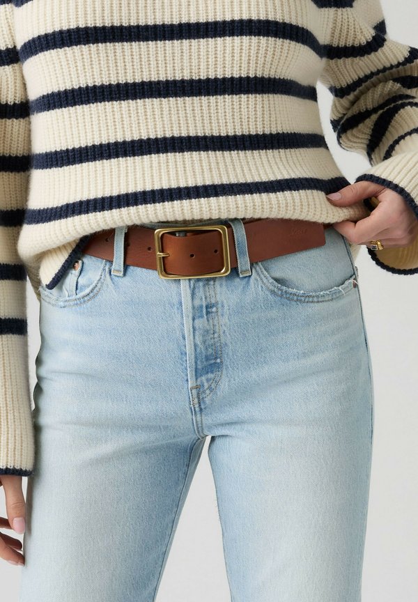 Levi's® NOE WIDE BELT CAVIAR - Belt - caviar - browns