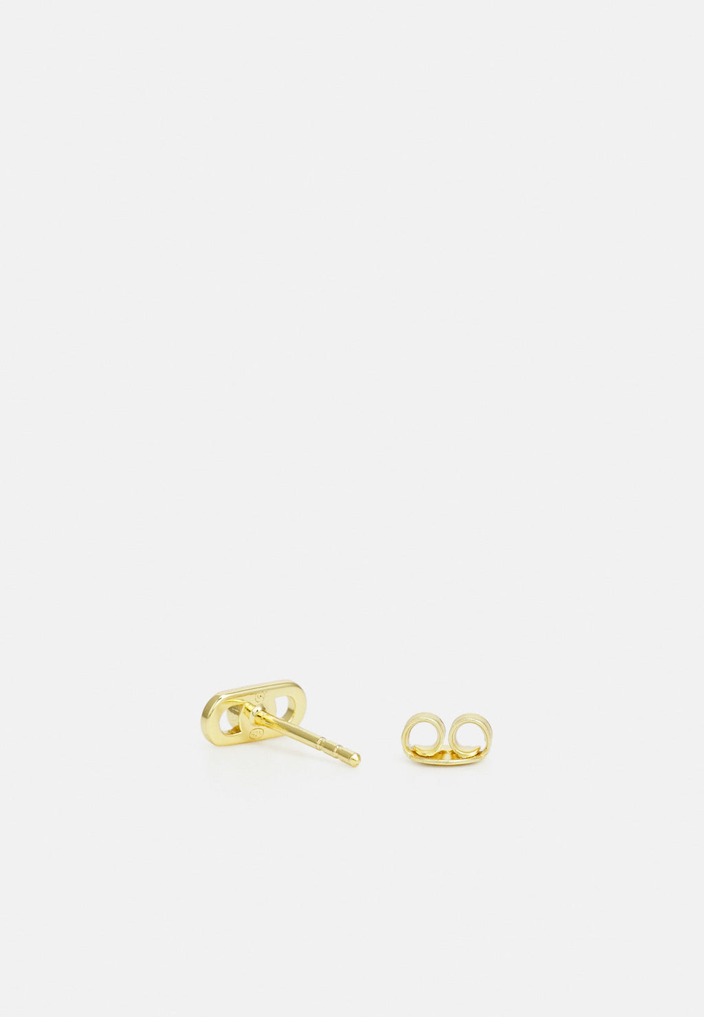 MICHAEL KORS WOMEN'S 14K GOLD-PLATED STERLING SILVER ASTOR LINK STUD EARRINGS, MKC173900710 Media 2