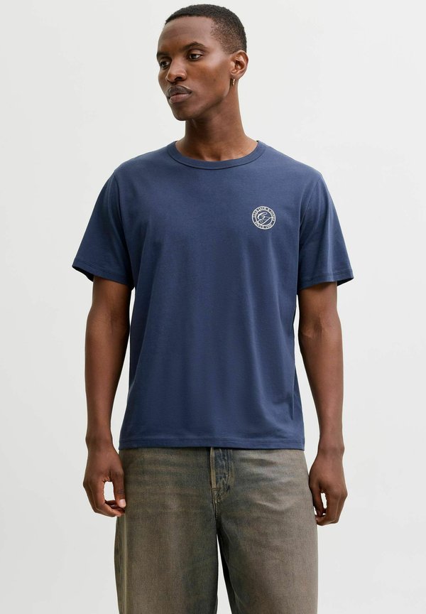 Jack & Jones T- - Print T-shirt - navy blazer