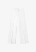 Mango Straight leg jeans - white