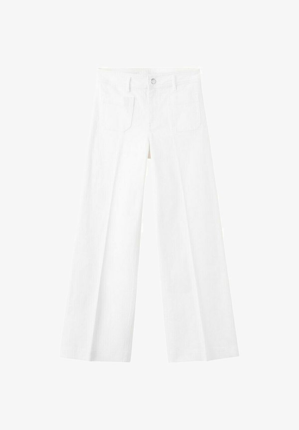 Mango Straight leg jeans - white