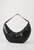Calvin Klein PINCHED SOFT CRESCENT  - Handbag - black