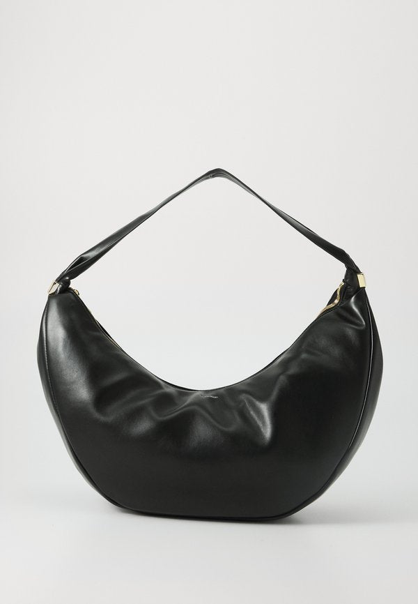 Calvin Klein PINCHED SOFT CRESCENT  - Handbag - black