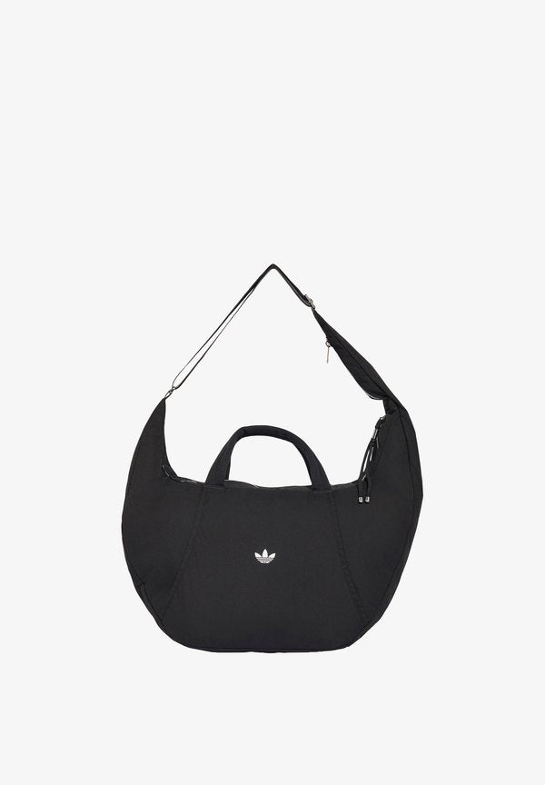 adidas Performance ADIDAS OG SPORT CROISSANT BAG LARGE - Handbag - black/white/silver met