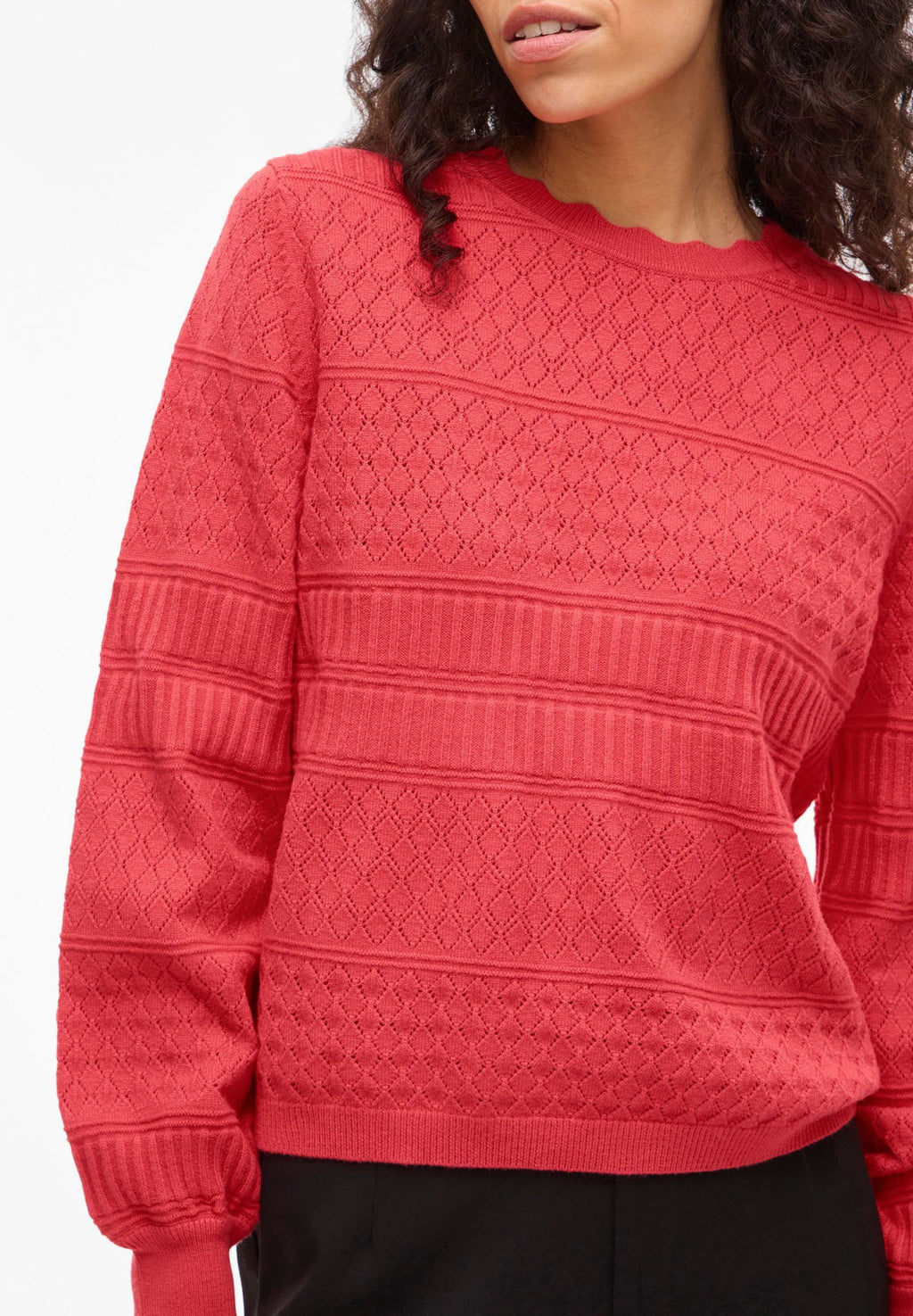 VILA Knitted VIMILOS Pointelle