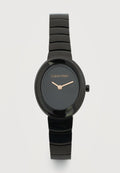 Calvin Klein TWISTED BEZEL - Watch - black