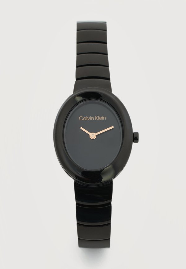 Calvin Klein TWISTED BEZEL - Watch - black