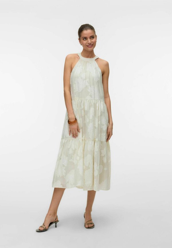 Vero Moda VMBRONYA Long - Cocktail dress / Party dress - oatmeal
