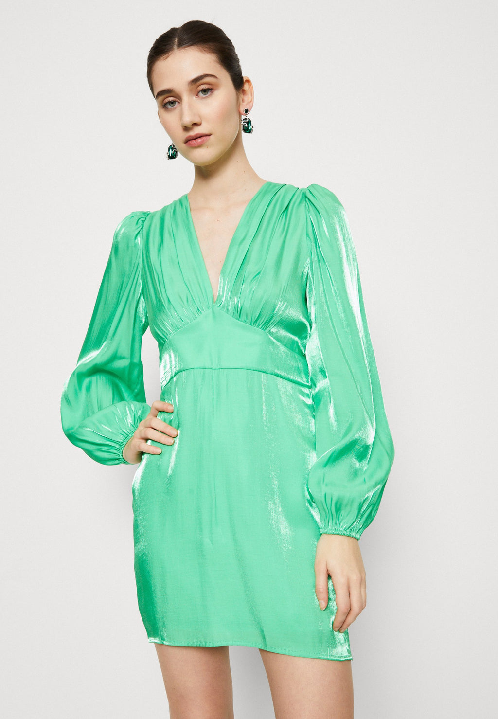 Gina Tricot PUFF SLEEVE MINI DRESS