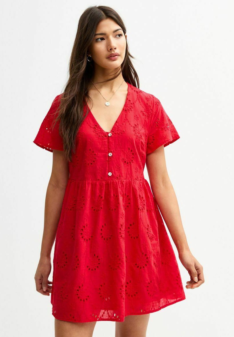 New Look BRODERIE ANGLAISE SMOCK MINI