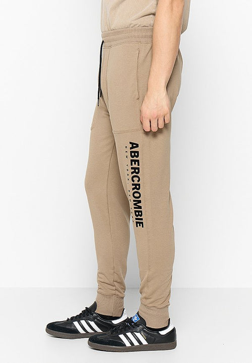 Abercrombie & Fitch EMEA LIABILITY STRETCH TERRY TREND LOGO JOGGER 4CC $70.00