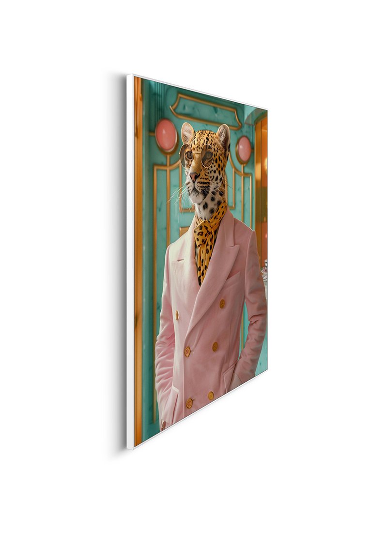 Orange Wallz PASTEL LEOPARD