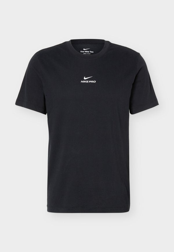 Nike Performance TEE - Sports T-shirt - black/white