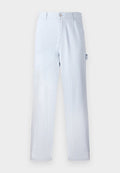 Jack & Jones Worker pants Wide Leg Fit - Trousers - baby blue/white