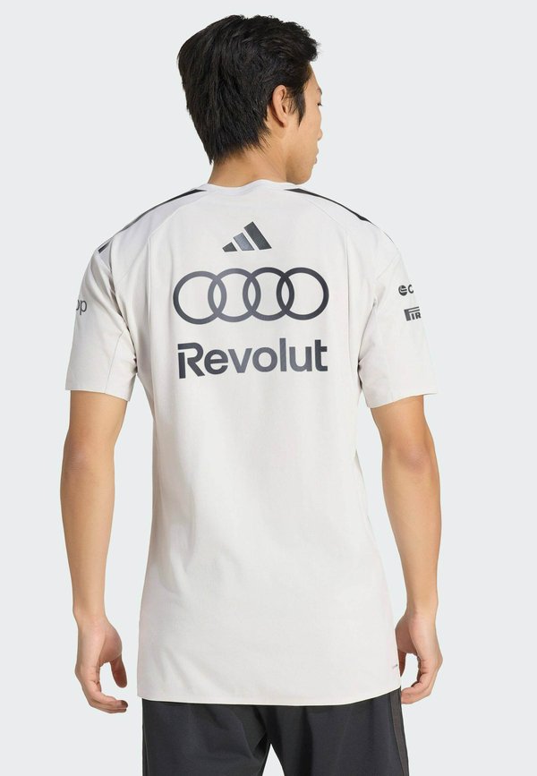 adidas Performance AUDI REVOLUT F1 TEAM ENGINEERS - Sports T-shirt - chalk pearl   iron metallic