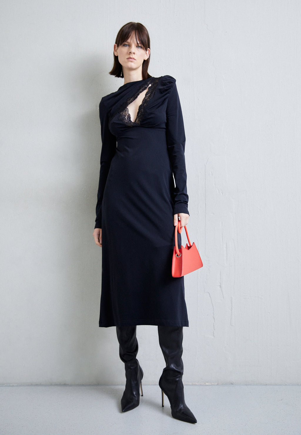 Vaillant LONG DRESS WITH ASYMMETRICAL CUT OUT