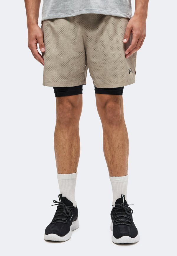 Under Armour VANISH SHORT 2.0 - Sports shorts - timberwolf taupe/black
