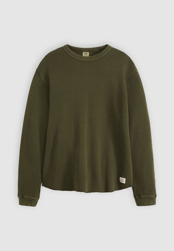 Levi's® THERMAL TEE - Long sleeved top - garment dye duffel bag