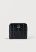 Calvin Klein QUILTED SQUARE ZIP AROUND - Wallet - black