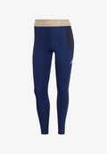 adidas Performance TECHFIT WORKOUT COLOR BLOCK 7/8 LEGGINGS - Leggings - dark blue/legend ink