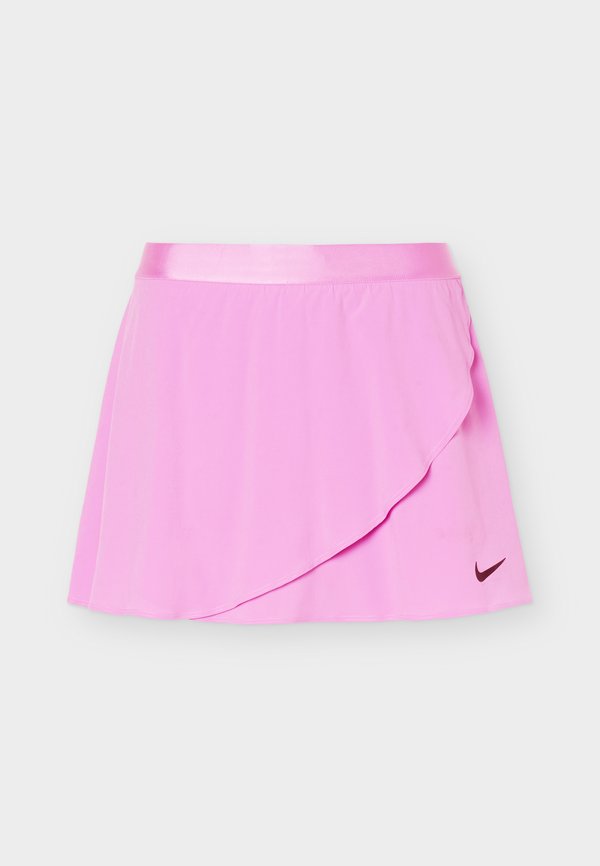 Nike Performance NIKECOURT ADVANTAGE SLAM SKIRT - Sports skirt - light magenta/black